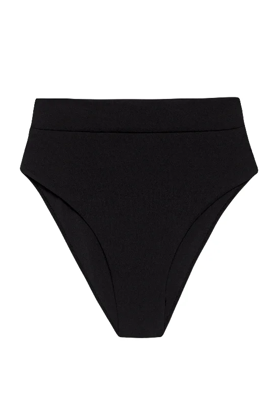 swimwear airy flair -Sorrento Bottom - Black