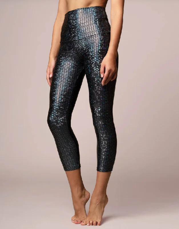 sports legging early jogs -Midnight Mermaid 7/8 Legging