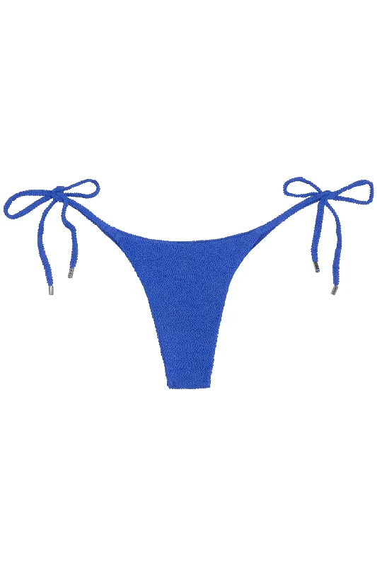 slate swimwear chic -Palma Bottom - Cobalt Crinkle