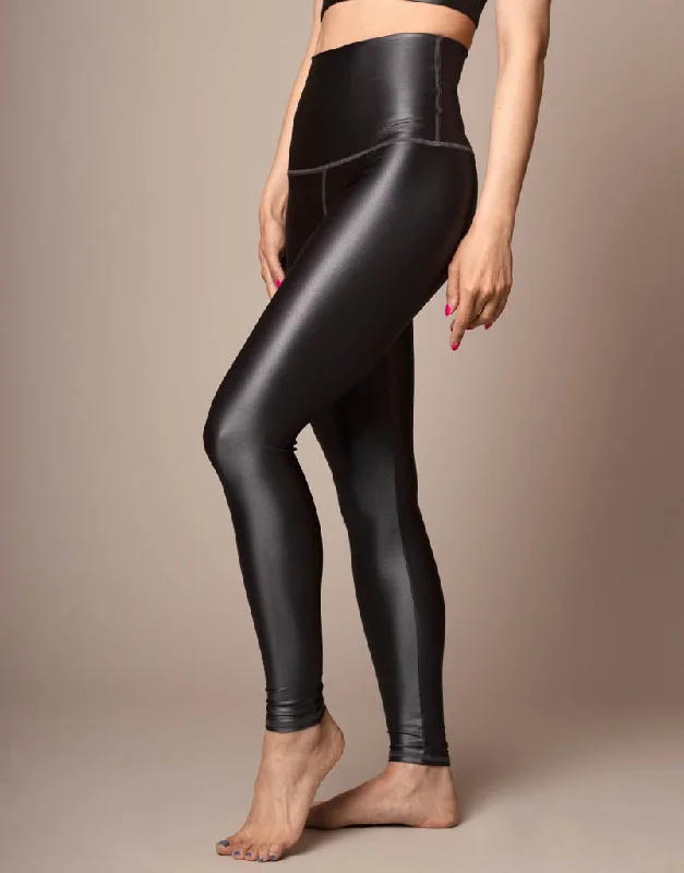 sports legging cozy flair -Steel Lacquer Legging