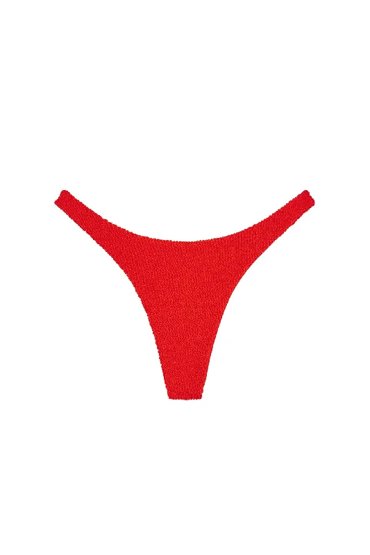 swimwear early laps -Byron Thong - Chili Pepper Crinkle