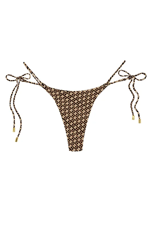 swimwear sleek flair -Hanalei Bottom - Geo Lynx