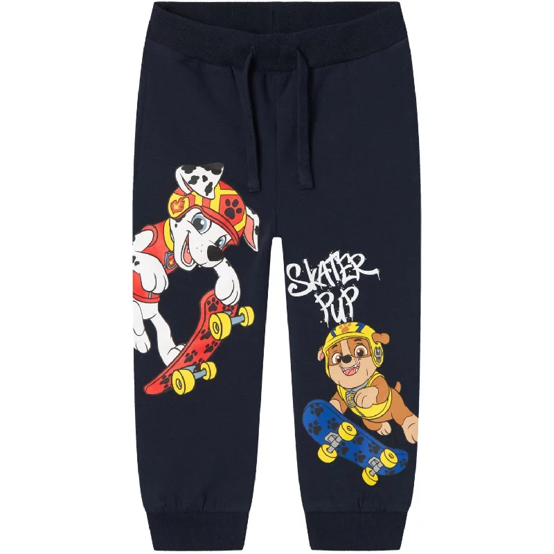 Sports Jacket with down feathers-sports pant for late jogs -Name It Dark Sapphire Nix Paw Patrol Regular Sweatpants