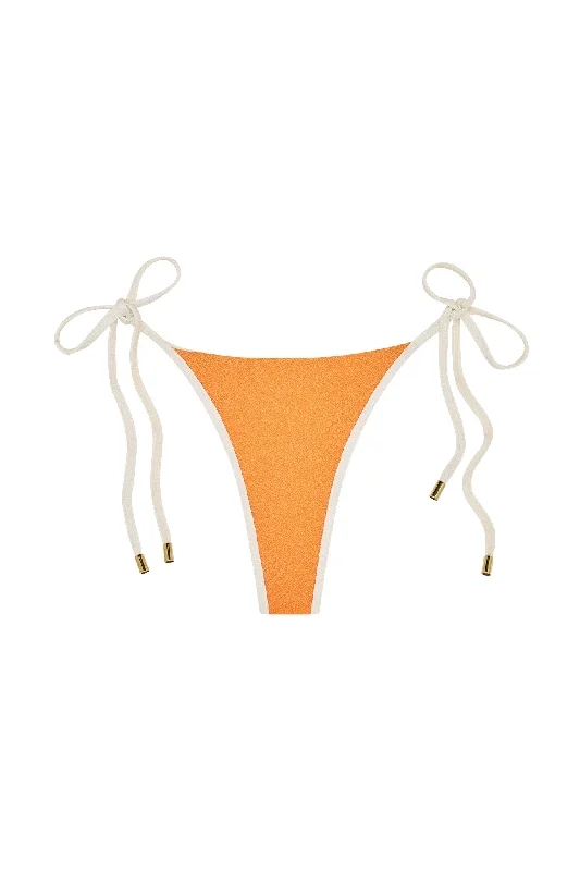 swimwear swim pros -Palma Thong - Clementine/Ivory Boucle