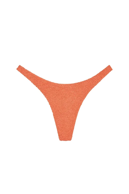 swimwear cold laps -Byron Thong - Summer Peach Crinkle