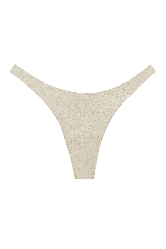 swimwear chill swimmers -Tamarama Bottom - Champagne Shiny Jersey