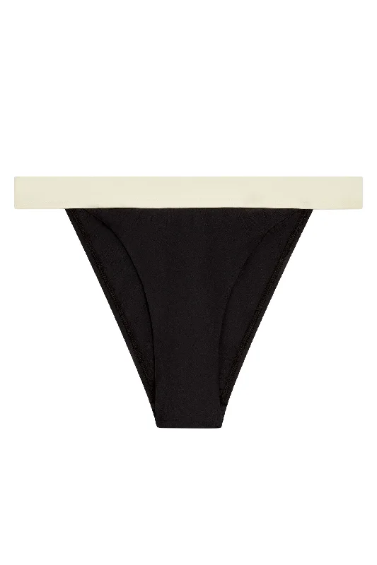 swimwear sports freaks -Santorini Bottom - Black/Ivory