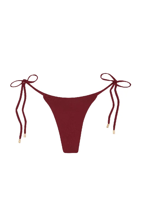 swimwear loose flair -Palma Bottom - Burgundy