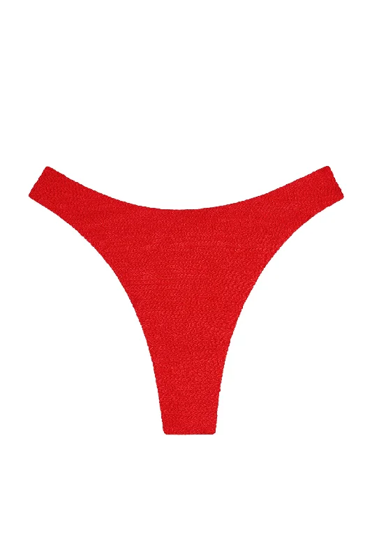 swimwear swim nuts -Capri Thong - Chili Pepper Crinkle