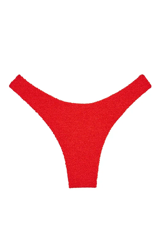 swimwear wet laps -Byron Bottom - Chili Pepper Crinkle