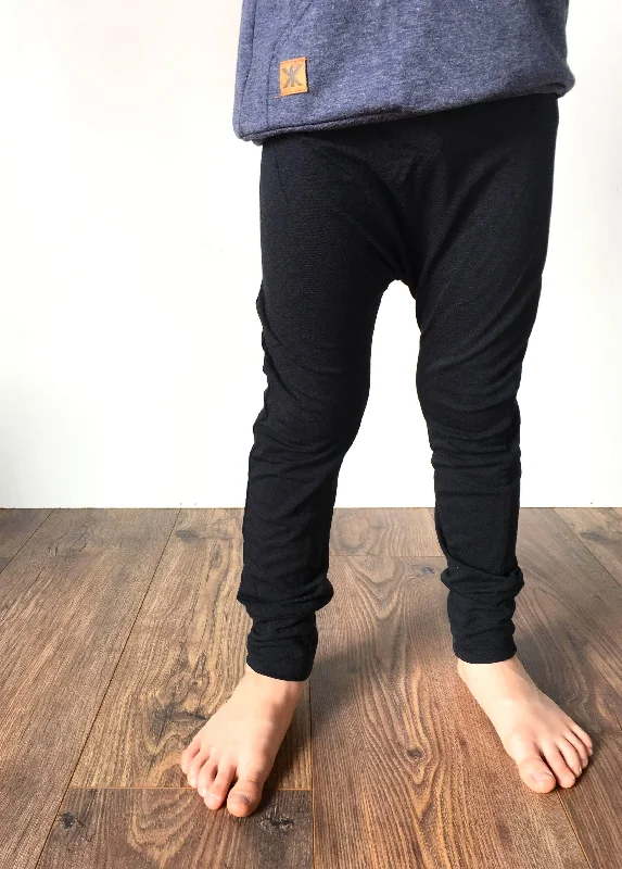 swimwear deep support -Black Bamboo Skinnies