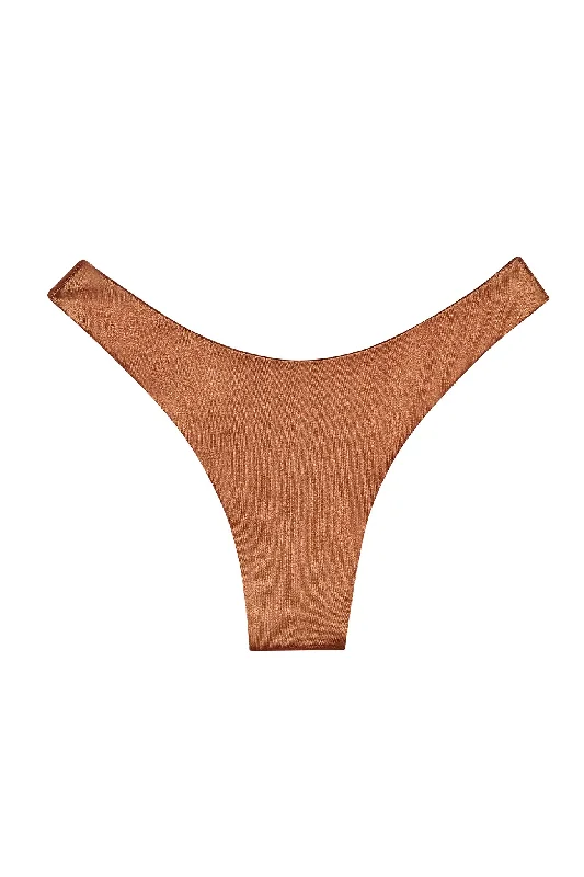 swimwear fun swims -Byron Bottom - Bronze Shiny Jersey