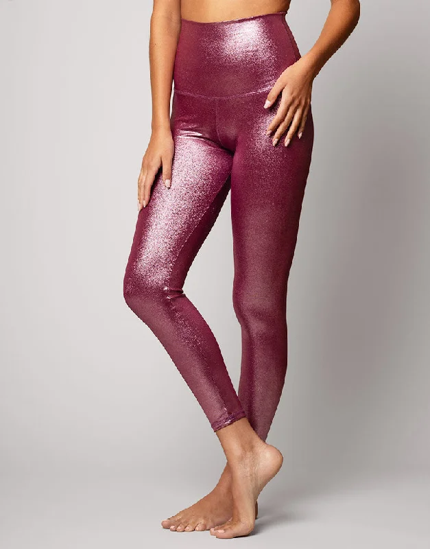 sports legging chill joggers -Pink Shimmer Special Edition Legging