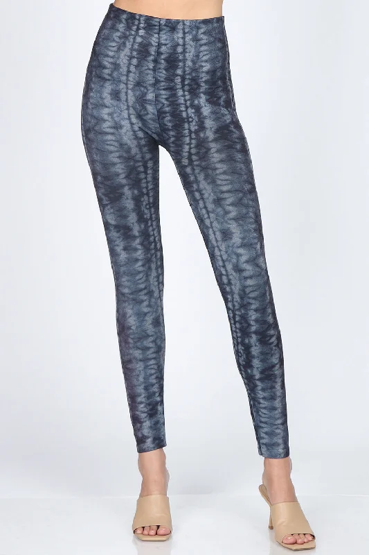 sports legging hill runs -Shibori Tie Dye Leggings