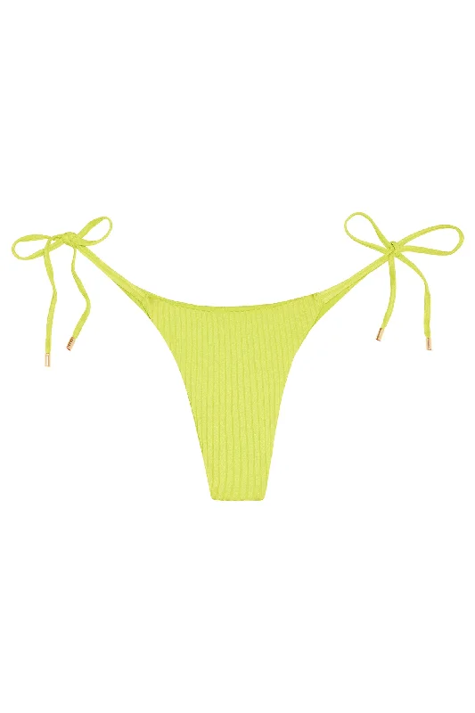 sleek swimwear beach -Palma Bottom - Zest Wide Rib