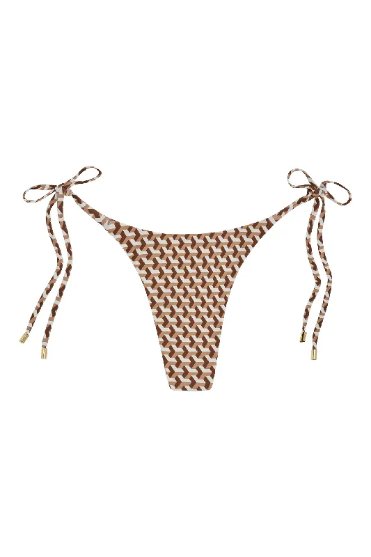 swimwear late swims -Palma Bottom - Husk Geo