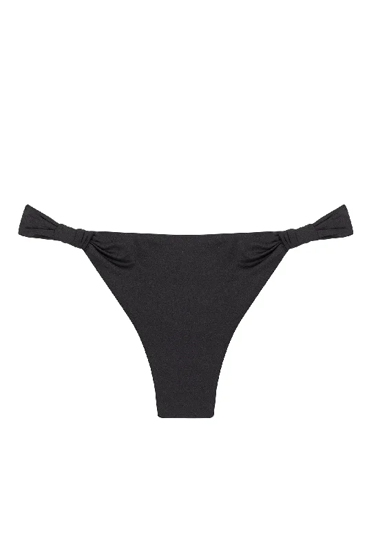 swimwear fade resistant -Tulum Bottom - Black