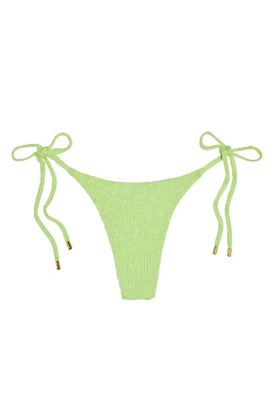 swimwear slim vibes -Palma Bottom - Honeydew Summer Plaid