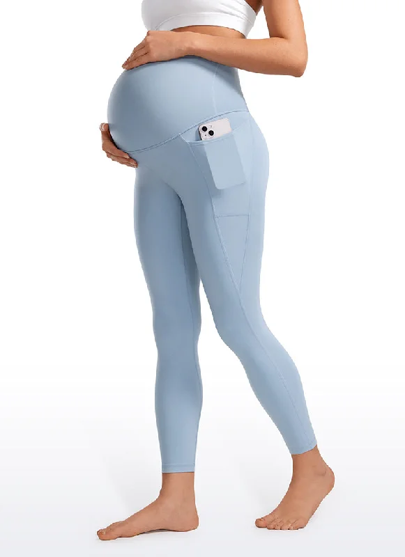 sports legging vivid vibes -Butterluxe Maternity Leggings with Pockets 25"