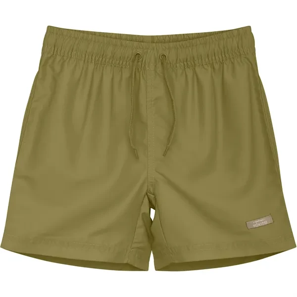 Sports shorts for power bursts -Minymo Olive Drab Swim Shorts