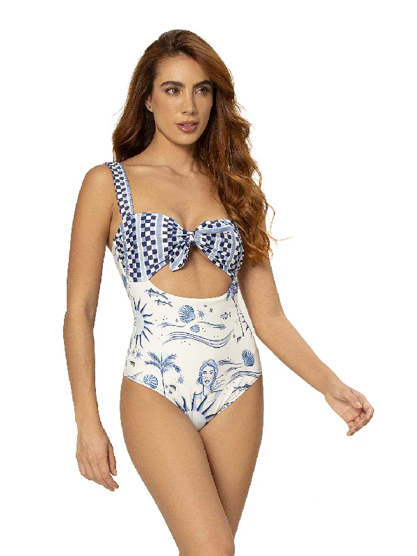 swimwear plush vibes -Arista One Piece - Mar