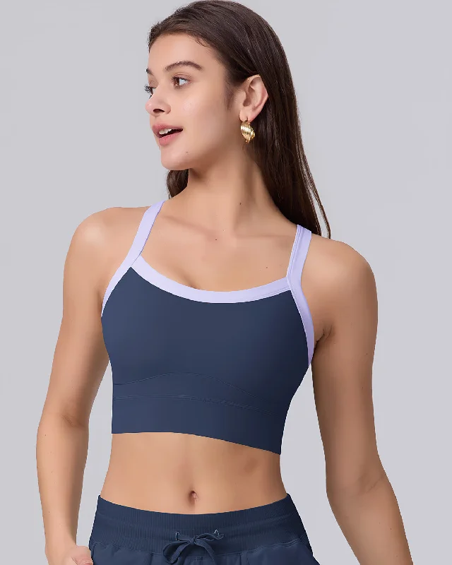 Sports bra for flow sprints -Beatrix Sports Bra - Navy