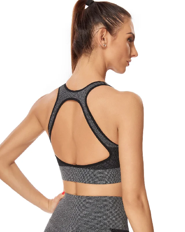 Sports bra with helix fit -Xega Sports Bra - Grey