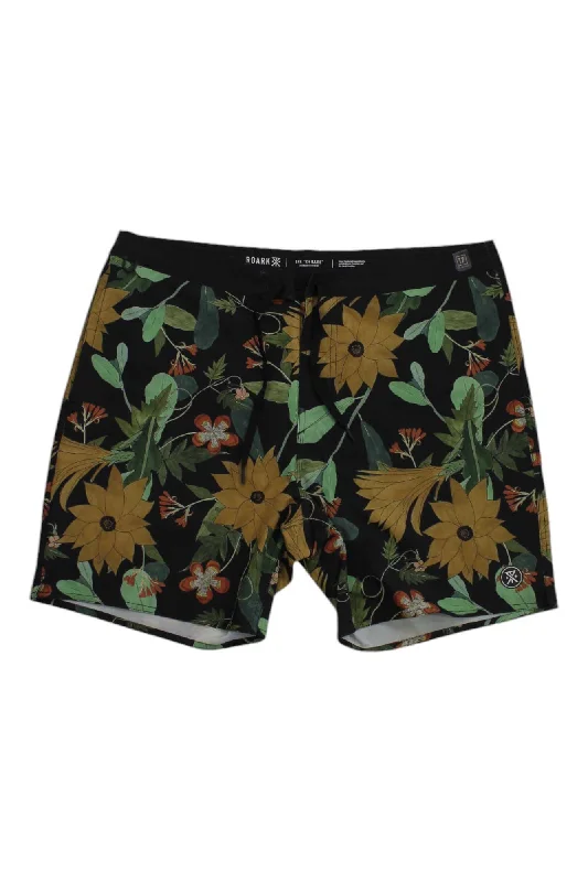 Sports shorts with wide band -Roark Men's Wildflower Chiller 17 Inch Boardshort