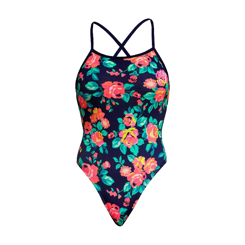 swimwear warm vibes -Full Bloom | Ladies Tie Me Tight One Piece