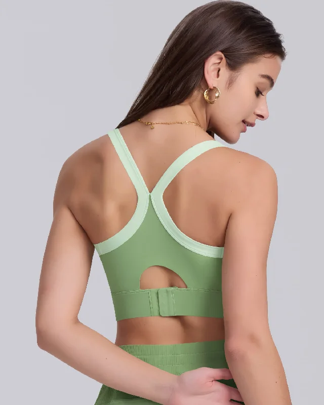 Sports bra for hurling games -Beatrix Sports Bra - Green