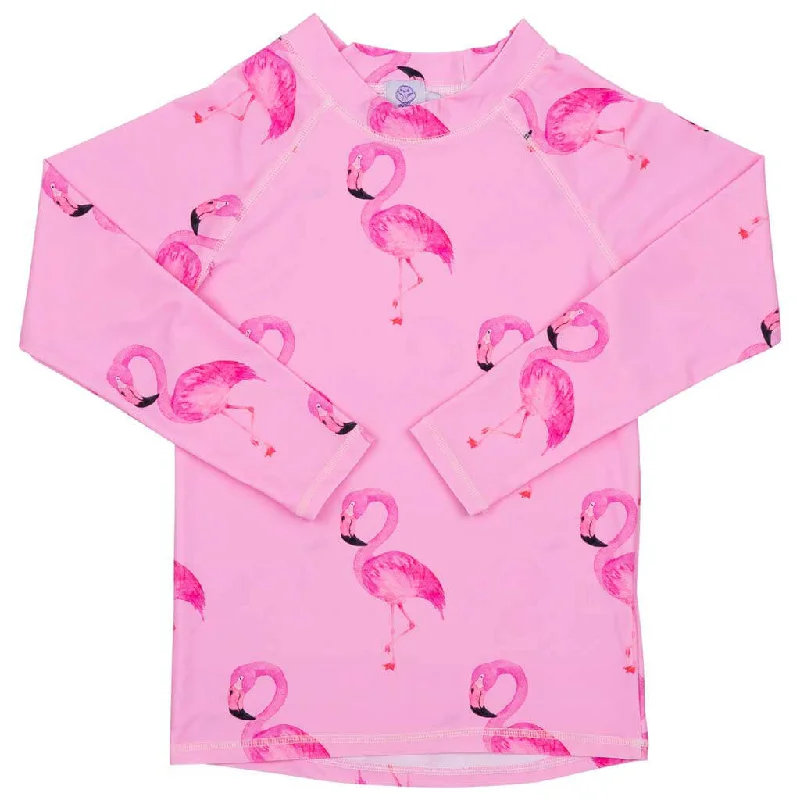 swimwear chill swimmers -Flamingo Kids' Rash Top