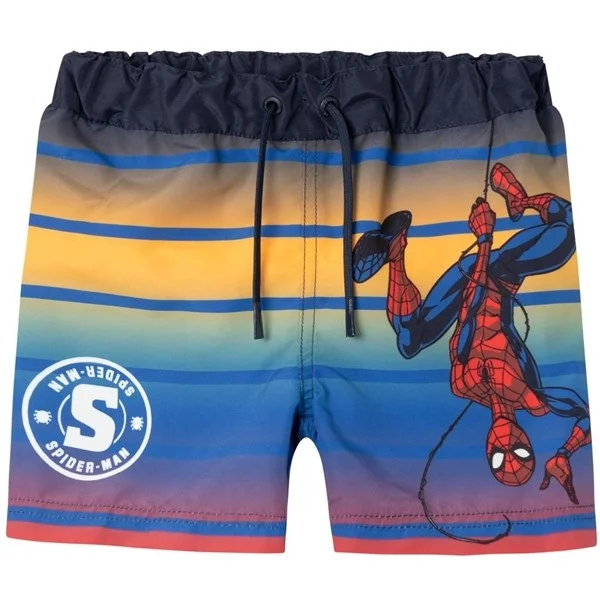 Sports shorts for ring exercises -Name it Dark Sapphire Melvin Spiderman Swim shorts