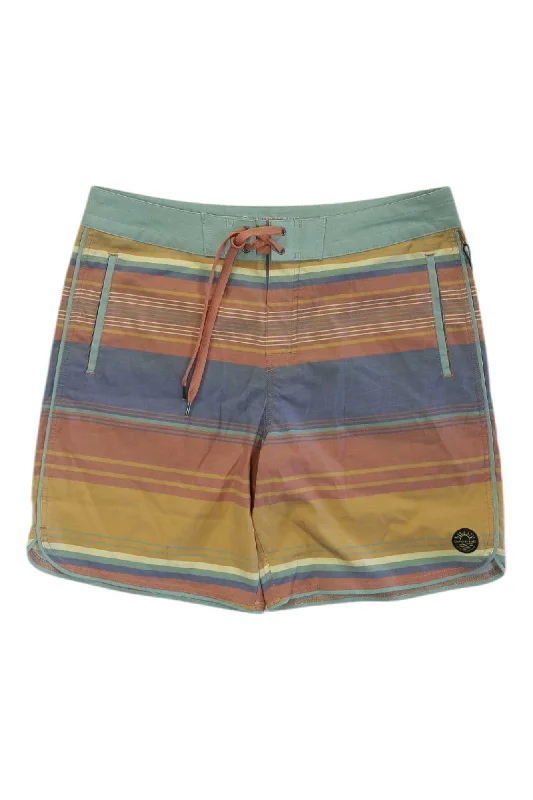 Sports shorts for dynamic bursts -United By Blue Men's Organic Scalloped Boardshort