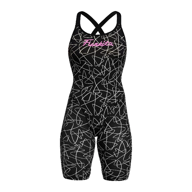 swimwear mild laps -Texta Mess | Girls Fast Legs One Piece