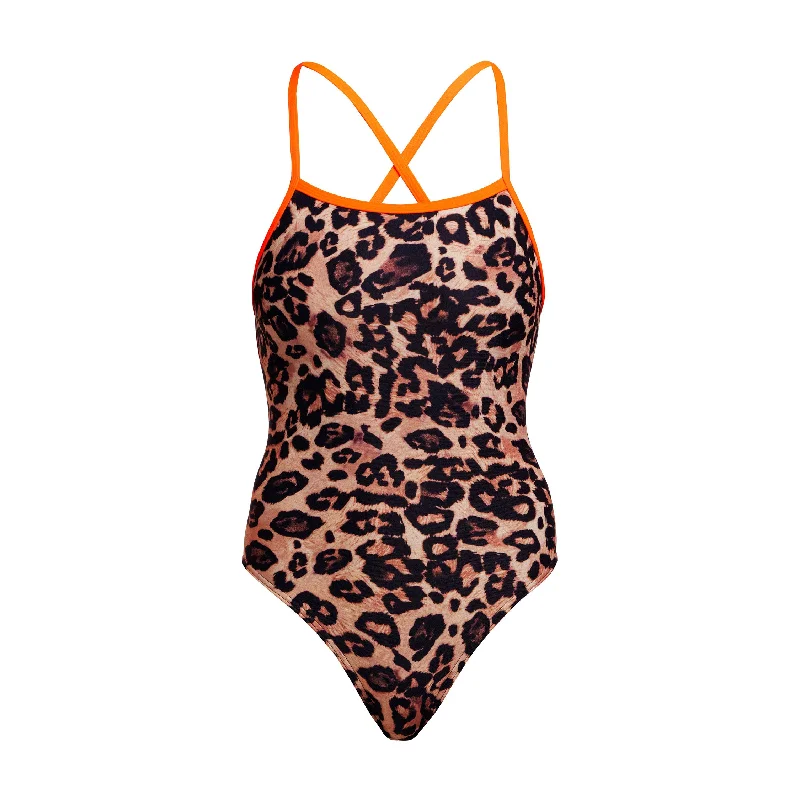 swimwear cold swims -Purrfect | Ladies Strapped In One Piece