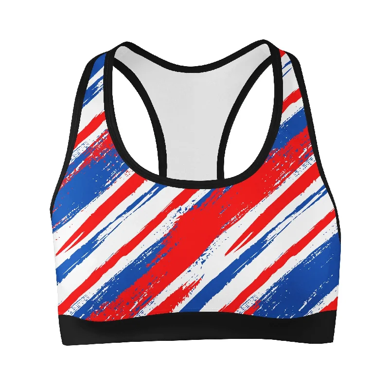 Sports bra with vented band -American Slasher Sports Bra