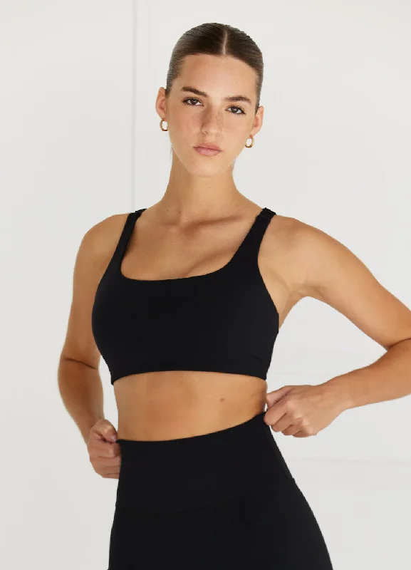 Sports bra for power sprints -Astoria LUXE IGNITE Staple Sports Bra - Black