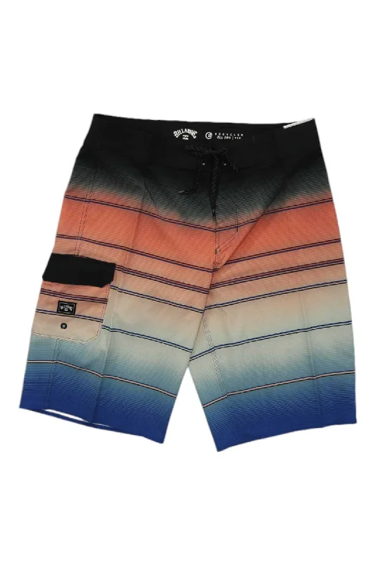 Sports shorts for floor routines -Billabong Men's All Day Stripe Pro Boardshort