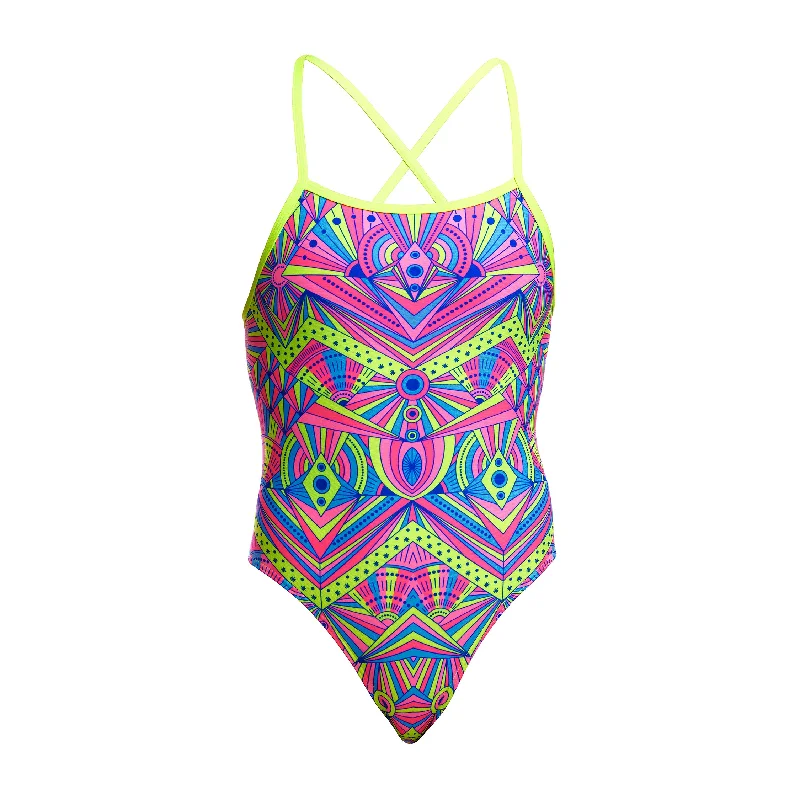 swimwear fitness aims -Funkita Stellar Stars Tie Me Tight Ladies One Piece