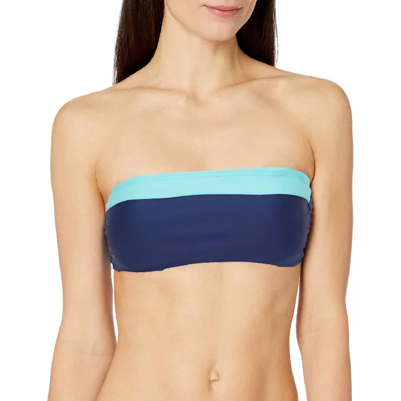 Sports bra for pesäpallo play -Bandeau Bra Bikini Top In Navy