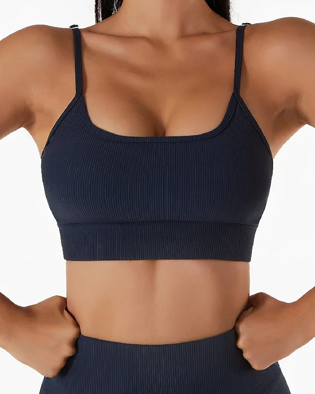 Sports bra for beam workouts -Eryn Sports Bra - Blue