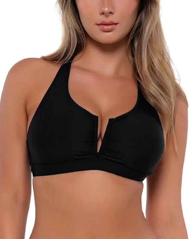 swimwear hot laps -2024 Sunsets Solids Vienna V-Wire Bikini Top - 530S