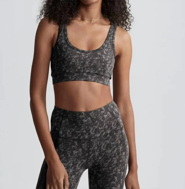 Sports bra with firm band -Move Selma Bra In Obsidian Dew