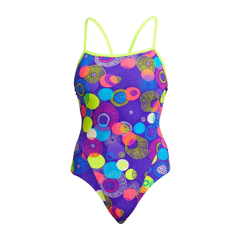 swimwear wicking vibes -Love Bite | Ladies Single Strap One Piece