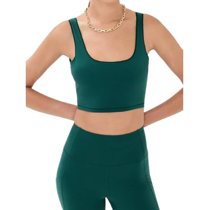 Sports bra with thick band -Shape Dayton Bra In Conifer