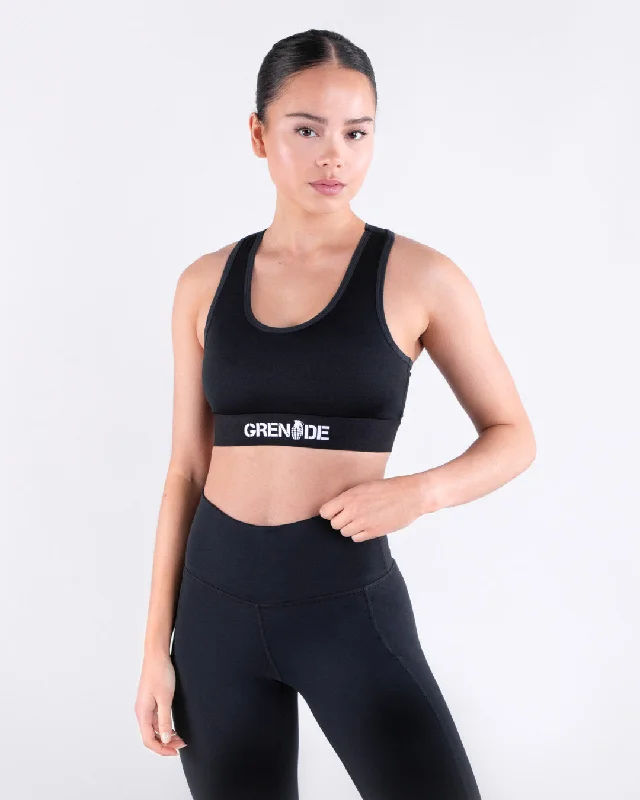 Sports bra for core cardio -Women's Recruit Sports Bra - Black