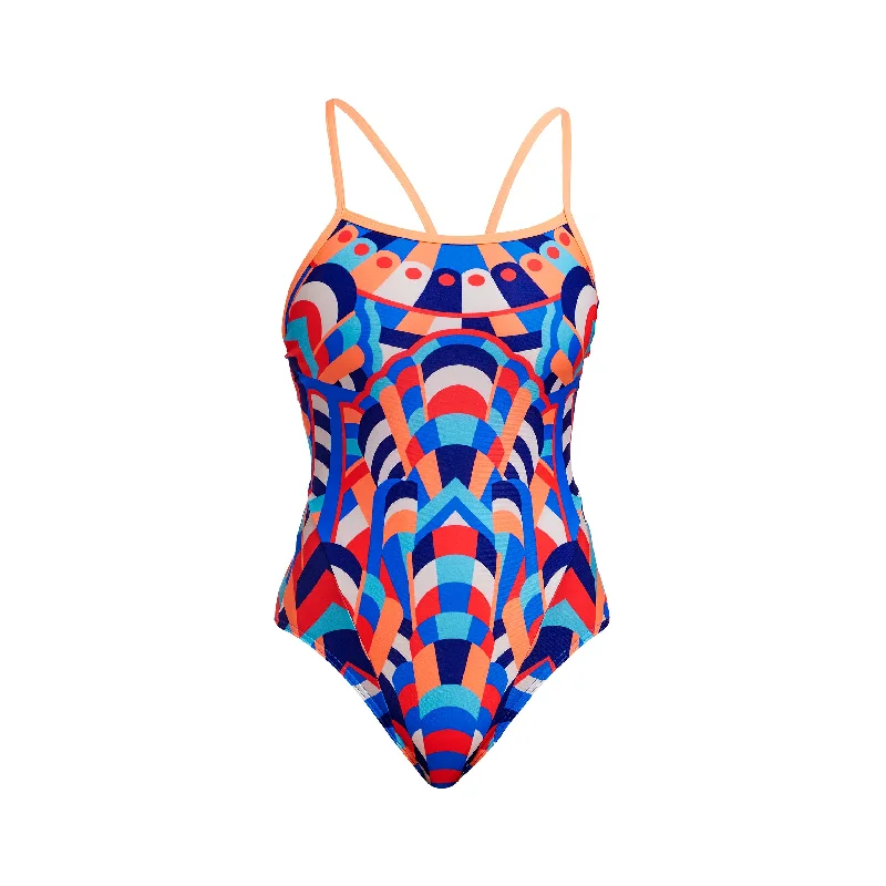 swimwear solid flair -Funkita Showtime Single Strap Ladies One Piece