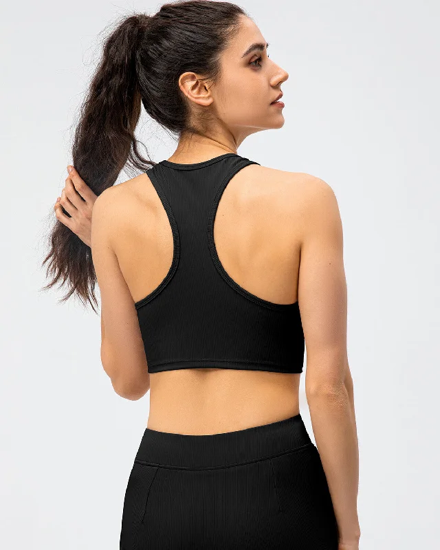 Sports bra for pulse sprints -Sloane Sports Bra - Black