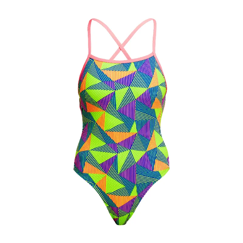 swimwear slim vibes -Cross Bars | Ladies Strapped In One Piece