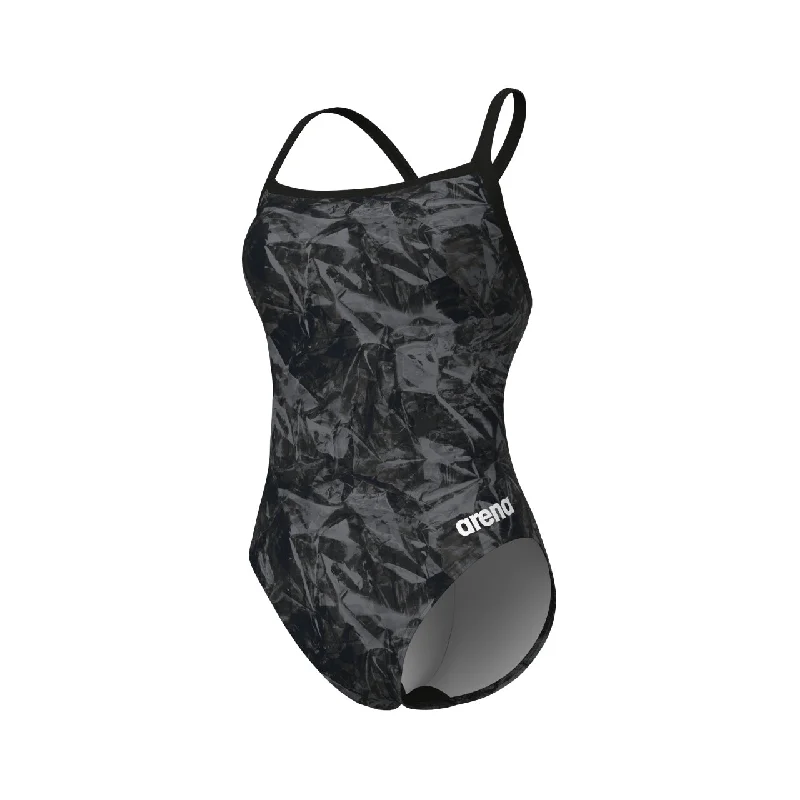 swimwear team laps -Arena Womens Crackle Challenge Back One Piece